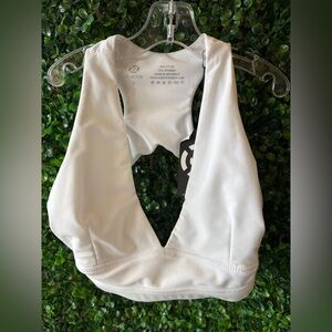 New XO Active white sports bra size small